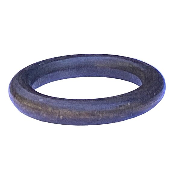 Chunky Vintage Oversized Dark Brown Lac Lakh Bangle Bracelet with Round Profile - Picture 1 of 4